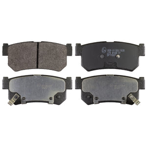 Rear Brake Pads Musso Set Kit Fits Dacia 48413-05102 Blue Print ADG04262