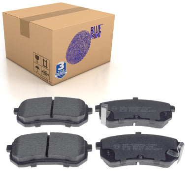 Rear Brake Pads Picanto Set Kit Fits Kia 58302-07A10 Blue Print ADG04267