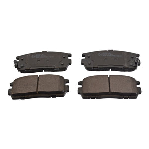 Rear Brake Pads Antara Set Kit Fits Vauxhall 96626076 Blue Print ADG04281