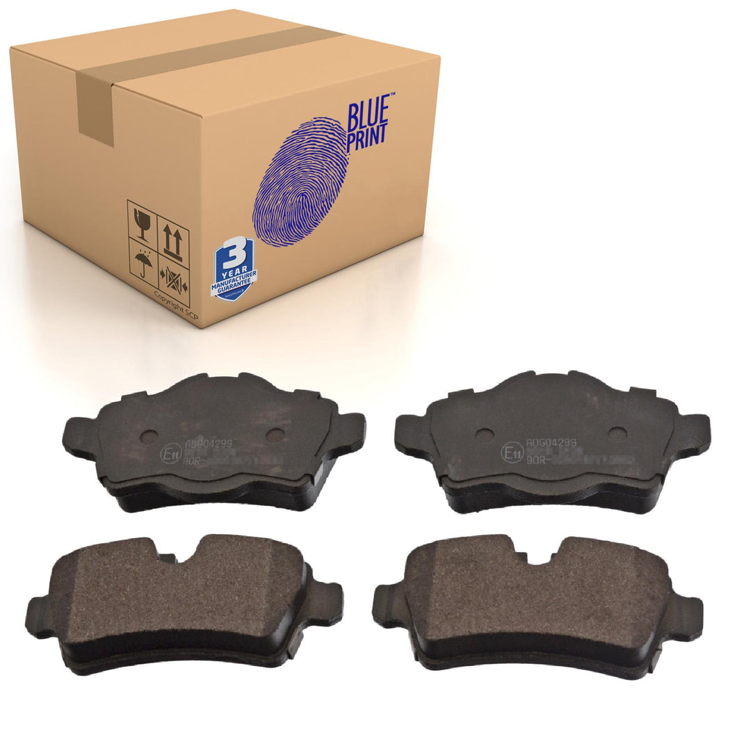 Rear Brake Pads Cooper Set Kit Fits Mini 34 21 6 778 327 SK1 Blue Print ADG04299