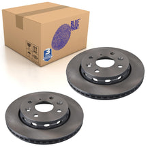 Load image into Gallery viewer, Pair of Front Brake Disc Fits KIA Mentor Sephia Shuma I Blue Print ADG04301