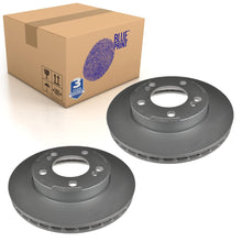 Load image into Gallery viewer, Pair of Front Brake Disc Fits Ssangyong Actyon Kyron Blue Print ADG043116