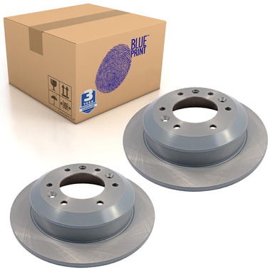 Pair of Rear Brake Disc Fits KIA Carnival Sedona Blue Print ADG043124