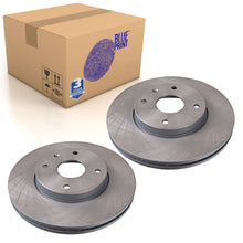 Load image into Gallery viewer, Pair of Front Brake Disc Fits Daewoo OE 96329364 Blue Print ADG043125