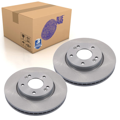Pair of Front Brake Disc Fits KIA Ceed Proceed Soul Venga Blue Print ADG043130