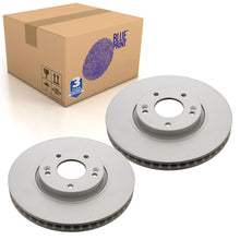 Load image into Gallery viewer, Pair of Front Brake Disc Fits KIA Carens Ceed Optima Soul Blue Print ADG043136