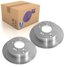 Load image into Gallery viewer, Pair of Rear Brake Disc Fits KIA Carens III OE 584111D000 Blue Print ADG043139