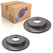 Load image into Gallery viewer, Pair of Rear Brake Disc Fits Mitsubishi Colt Mirage Blue Print ADG04316