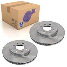 Load image into Gallery viewer, Pair of Front Brake Disc Fits KIA Hyundai i20 II Blue Print ADG043213