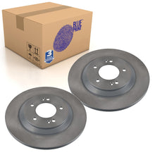 Load image into Gallery viewer, Pair of Rear Brake Disc Fits Hyundai OE 58411S0300 Blue Print ADG043247