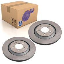 Load image into Gallery viewer, Pair of Rear Brake Disc Fits Hyundai OE 58411S0500 Blue Print ADG043248