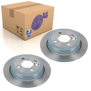 Mini Pair of Rear Brake Disc Fits Cooper 1 Cabrio S Blue Print ADG04375