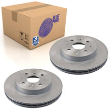 Load image into Gallery viewer, Pair of Front Brake Disc Fits Hyundai OE 51712FD300 Blue Print ADG04383