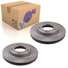Load image into Gallery viewer, Pair of Front Brake Disc Fits KIA Sorento OE 517123 Blue Print ADG04390