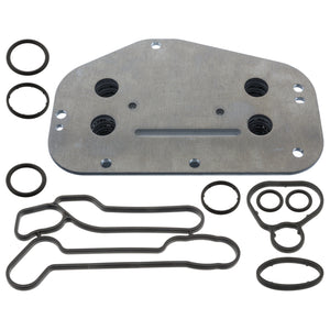 Oil Cooler Inc Gasket Set Fits Opel OE 5650833S2 Blue Print ADG06121