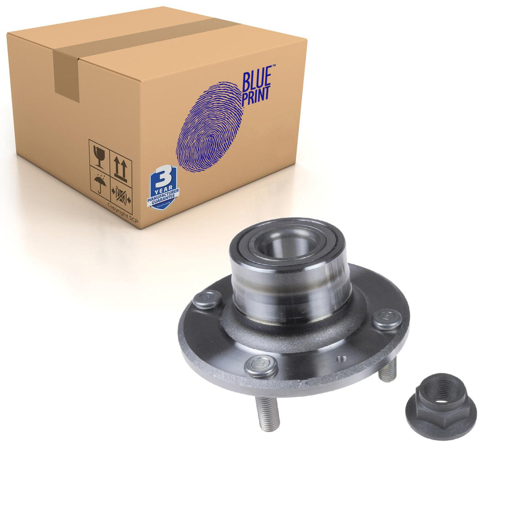 Rear Wheel Bearing Kit Inc Wheel Hub Fits Proton Gen 2 Blue Print ADG083111