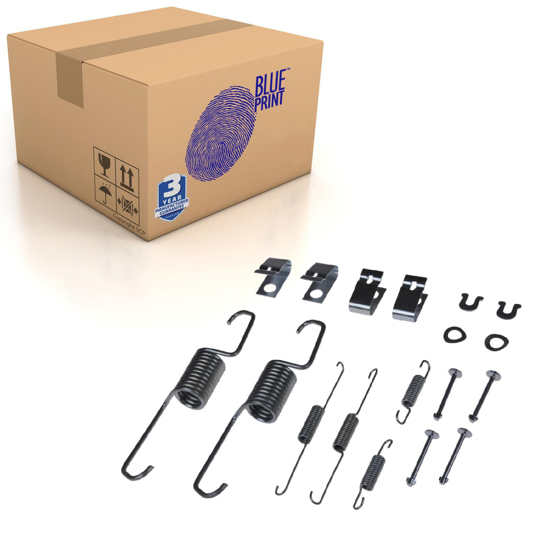 Rear Brake Shoe Fitting Kit Fits Suzuki Jimny Super Carry H Blue Print ADH241500