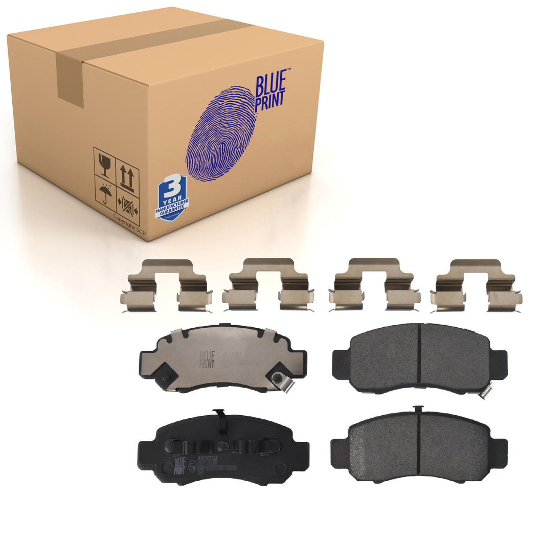Front Brake Pads Insight Set Kit Fits Honda 45022-S3Y-E61 Blue Print ADH242103