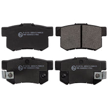 Load image into Gallery viewer, Rear Brake Pads Accord Set Kit Fits Honda 43022-SP0-E03 Blue Print ADH24247