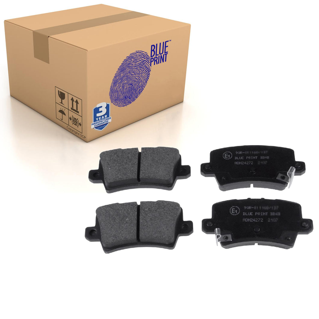 Rear Brake Pads Civic Set Kit Fits Honda 43022-SMG-E01 Blue Print ADH24272