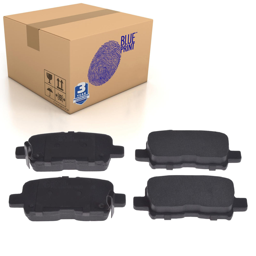 Rear Brake Pads MRV Set Kit Fits Honda 43022-S3V-A02 Blue Print ADH24295