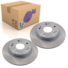 Load image into Gallery viewer, Pair of Rear Brake Disc Fits Honda Civic OE 42510SNEA00 Blue Print ADH243100