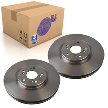 Load image into Gallery viewer, Pair of Front Brake Disc Fits Honda Accord VIII Blue Print ADH243110