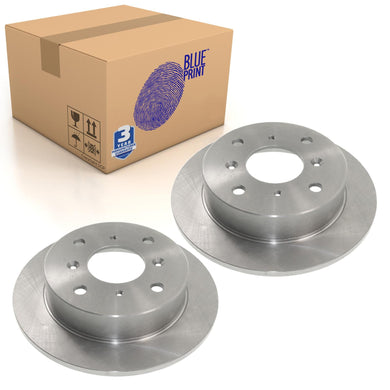 Pair of Rear Brake Disc Fits Honda Integra OE 42510ST7Z00 Blue Print ADH243113