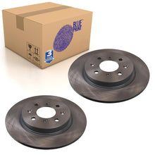 Load image into Gallery viewer, Pair of Rear Brake Disc Fits Honda Insight Jazz III Blue Print ADH243116
