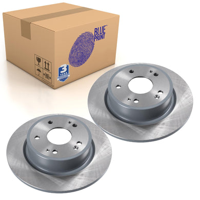 Pair of Rear Brake Disc Fits Honda HR-V II OE 42510T7WA02 Blue Print ADH243134