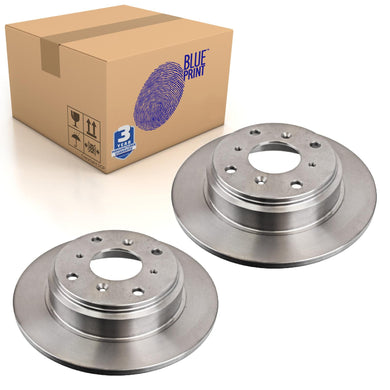 Pair of Rear Brake Disc Fits Honda Legend I OE 42510SD4930 Blue Print ADH24320