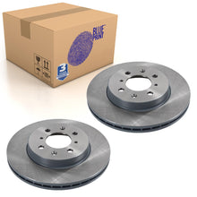 Load image into Gallery viewer, Pair of Front Brake Disc Fits Honda Civic 4WD Aerodeck CRX O Blue Print ADH24329