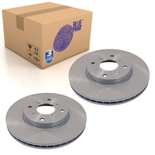 Load image into Gallery viewer, Pair of Front Brake Disc Fits Honda Accord VI Blue Print ADH24349