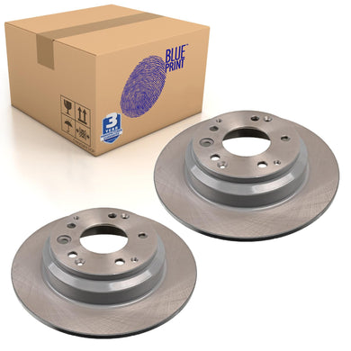 Pair of Rear Brake Disc Fits Honda Lagreat Legend Odyssey Sh Blue Print ADH24360