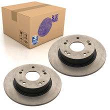 Load image into Gallery viewer, Pair of Rear Brake Disc Fits Honda Accord 4WD Blue Print ADH24378