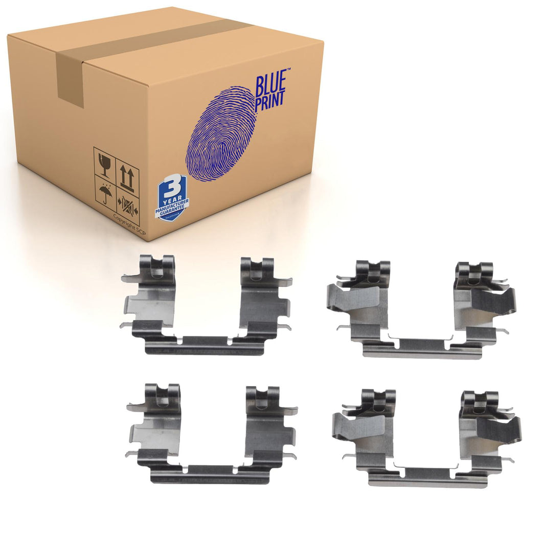 Brake Pad Set Fitting Kit Fits Honda CRX City Civic Jazz Le Blue Print ADH248601