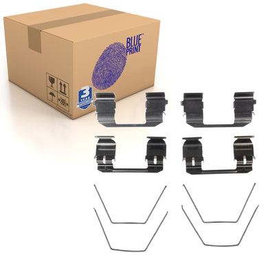 Front Brake Pad Set Fitting Kit Fits Honda CR-V Blue Print ADH248605