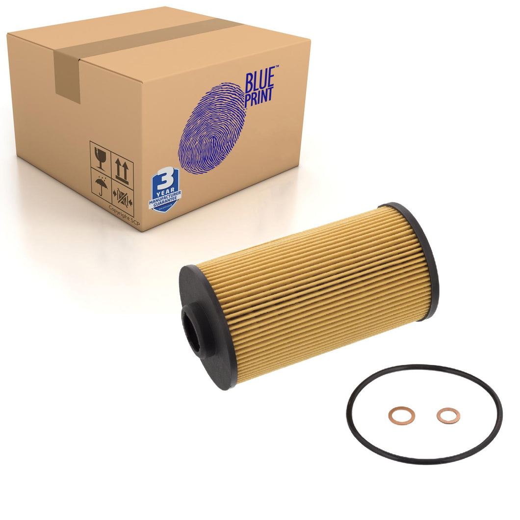 Oil Filter Inc Sealing Ring Fits Land Rover Range BMW 5 Ser Blue Print ADJ132122