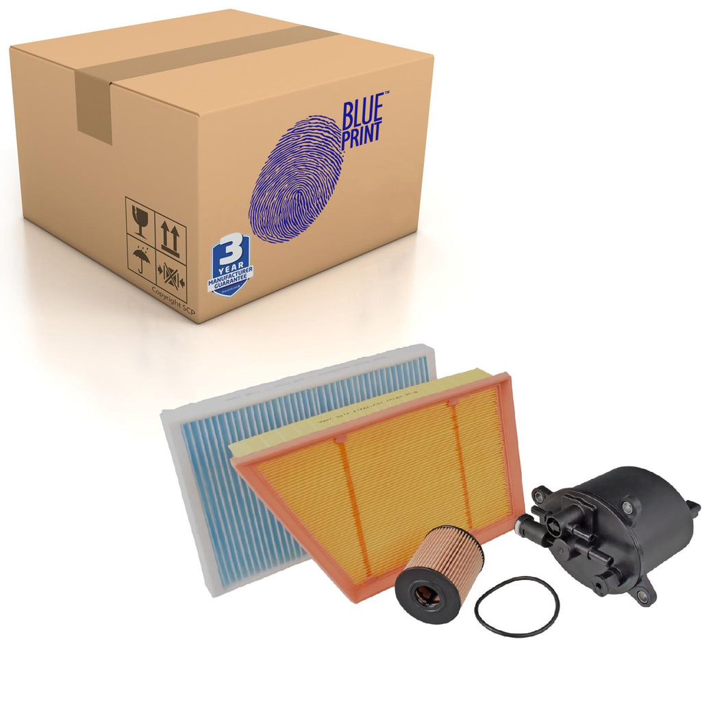 Filter Service Kit Fits Range Rover Evoque Blue Print ADJ132133