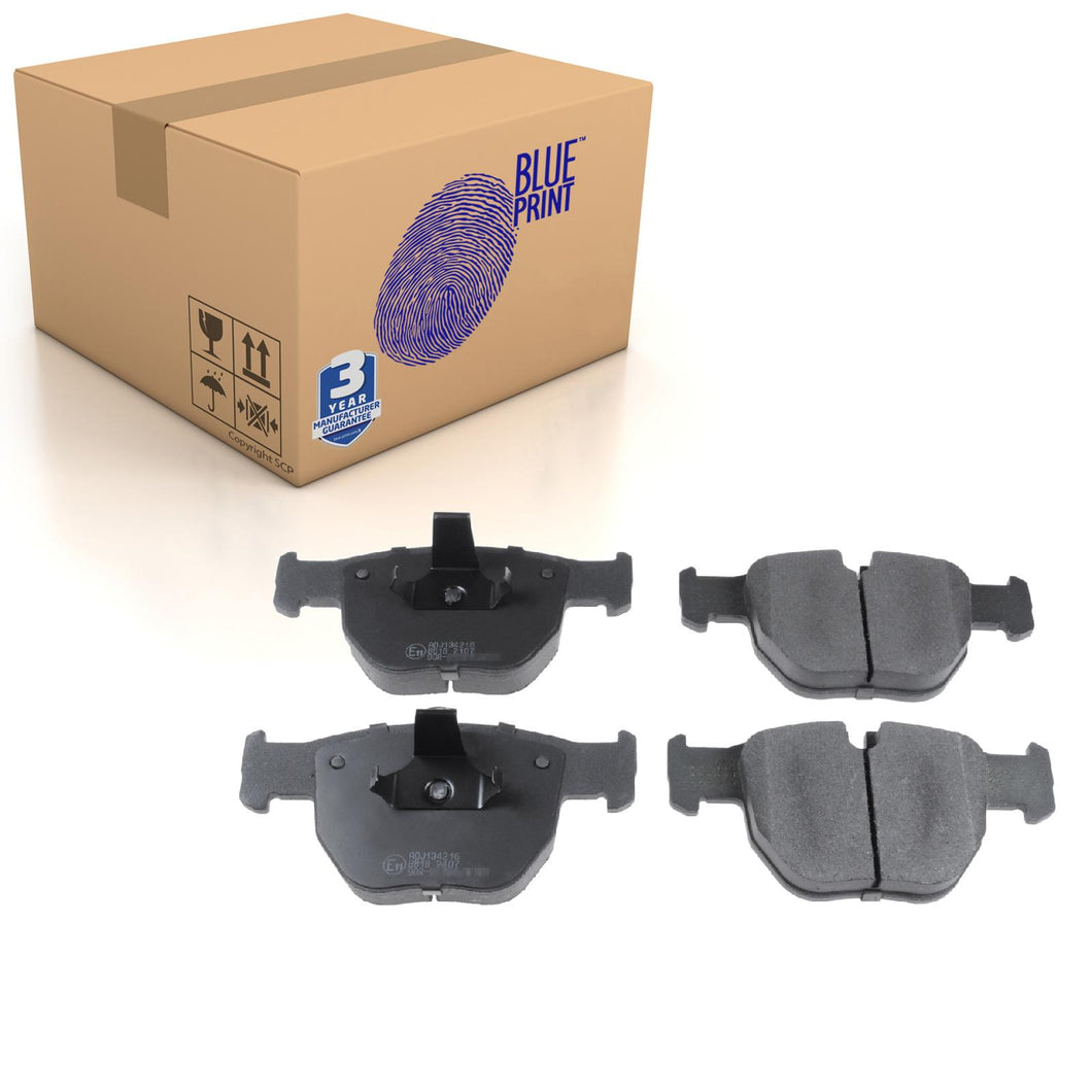 Front Brake Pads Range Rover Set Kit Fits Land Rover Blue Print ADJ134216