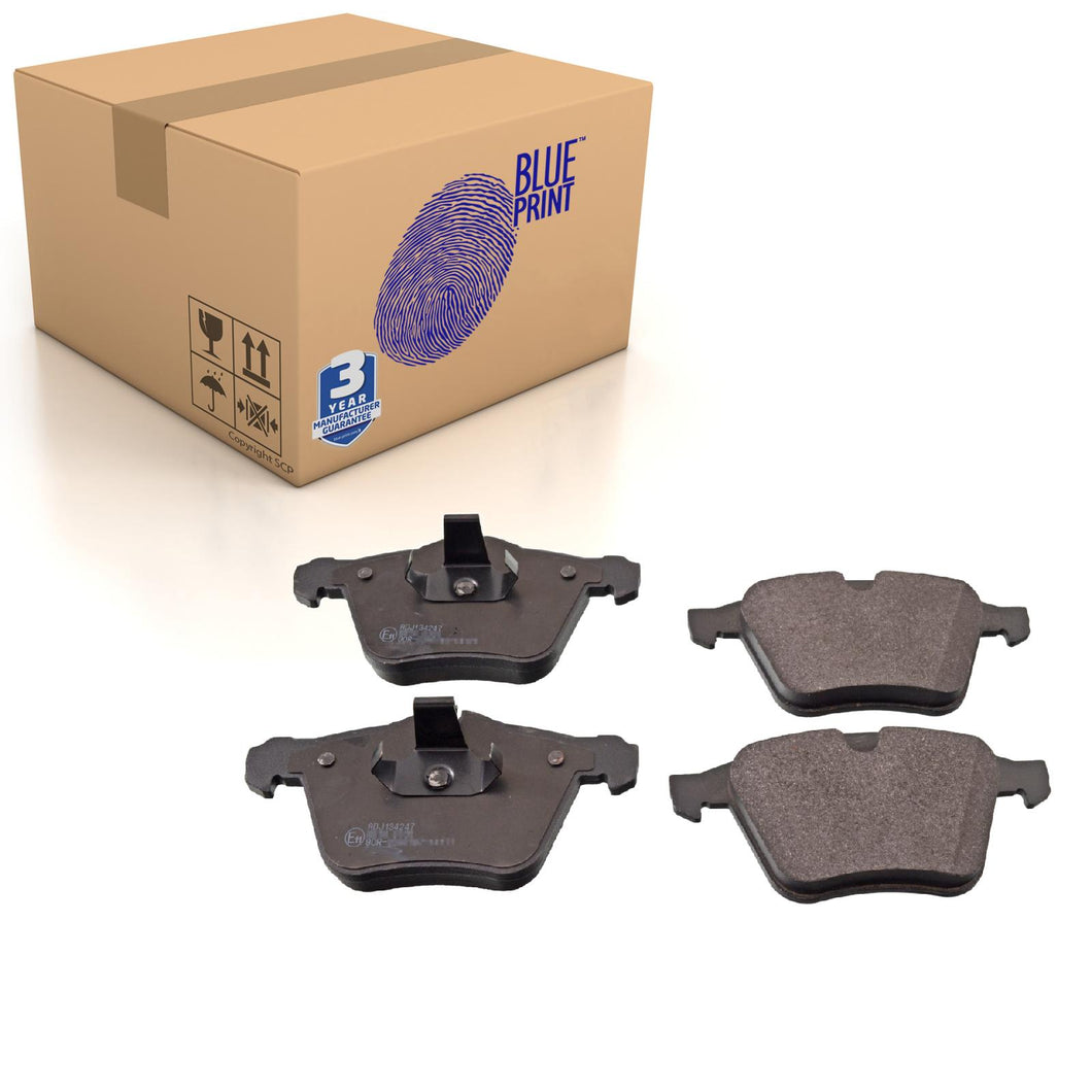 Front Brake Pads F Type Set Kit Fits Jaguar T2R 10202 Blue Print ADJ134247