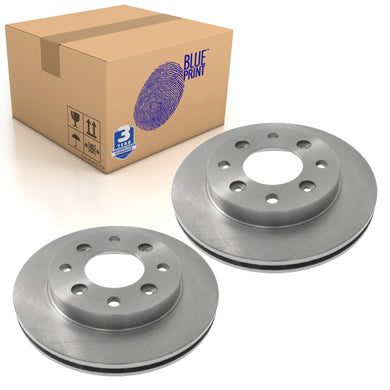 Pair of Front Brake Disc Fits Tata Telco Indica Indigo Blue Print ADJ134308