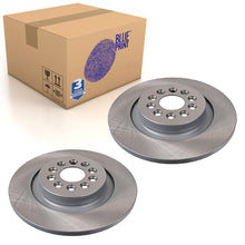 Load image into Gallery viewer, Pair of Rear Brake Disc Fits Jaguar S-Type XJ8 XJR Blue Print ADJ134339