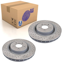 Load image into Gallery viewer, Pair of Front Brake Disc Fits Jaguar XK8 XKR OE JLM21749 Blue Print ADJ134340