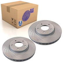 Load image into Gallery viewer, Pair of Front Brake Disc Fits Jaguar XK8 XKR OE C2C41249 Blue Print ADJ134346