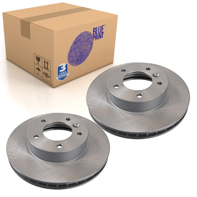 Pair of Front Brake Disc Fits Jaguar XJ6 XJR OE JLM20341 Blue Print ADJ134350