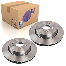 Load image into Gallery viewer, Pair of Rear Brake Disc Fits Jaguar XK8 XKR OE C2N2360 Blue Print ADJ134354