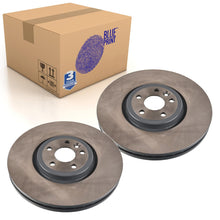 Load image into Gallery viewer, Pair of Front Brake Disc Fits Land Rover OE LR090685 Blue Print ADJ134374
