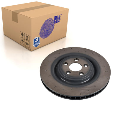 Rear Left Brake Disc Fits Jaguar OE C2P10563 Blue Print ADJ134375