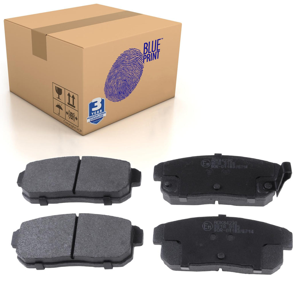 Rear Brake Pads Justy Set Kit Fits Suzuki 55800-60J10 Blue Print ADK84230